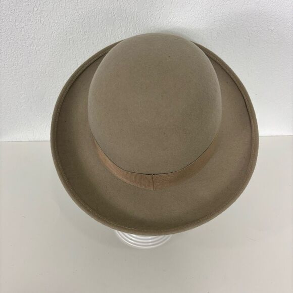 J. Crew Light Brown Wool Made In Italy Hat Size 8 - Picture 4 of 7